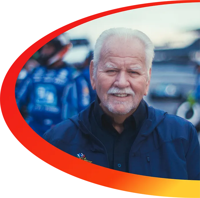 A man smiling at the camera